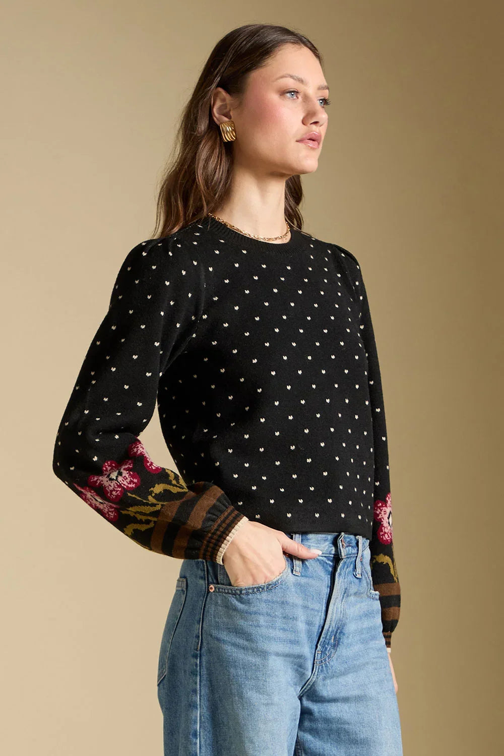 Darra Heart Sweater