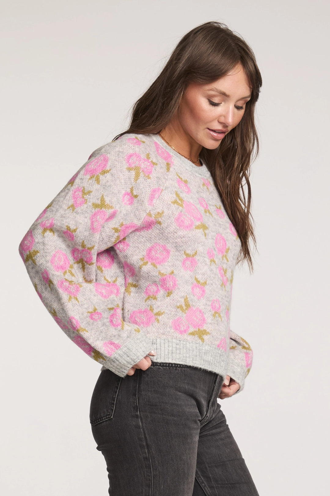 Floral Sweater