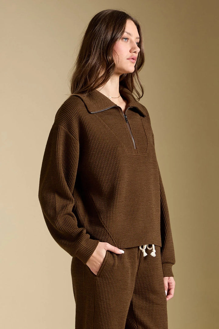Half Zip Seam Pullover