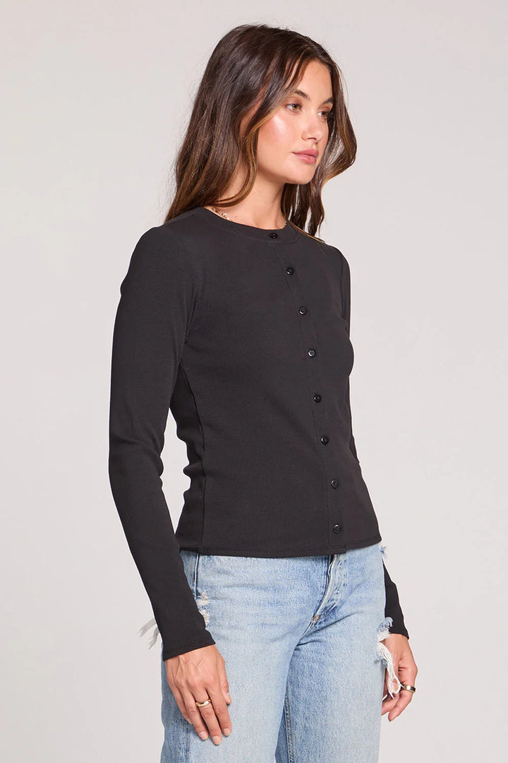 Slim Rib Cardigan