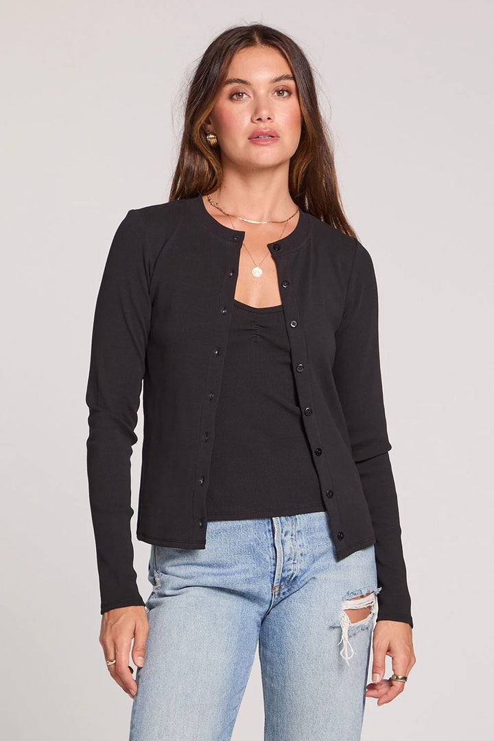 Slim Rib Cardigan