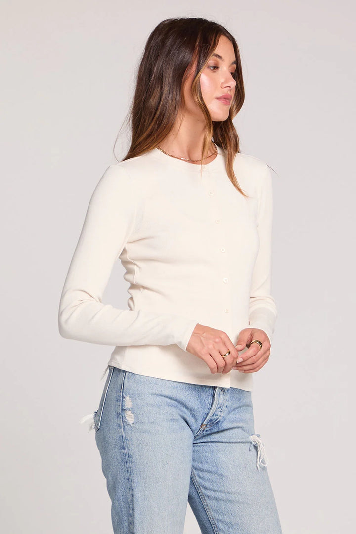 Slim Rib Cardigan
