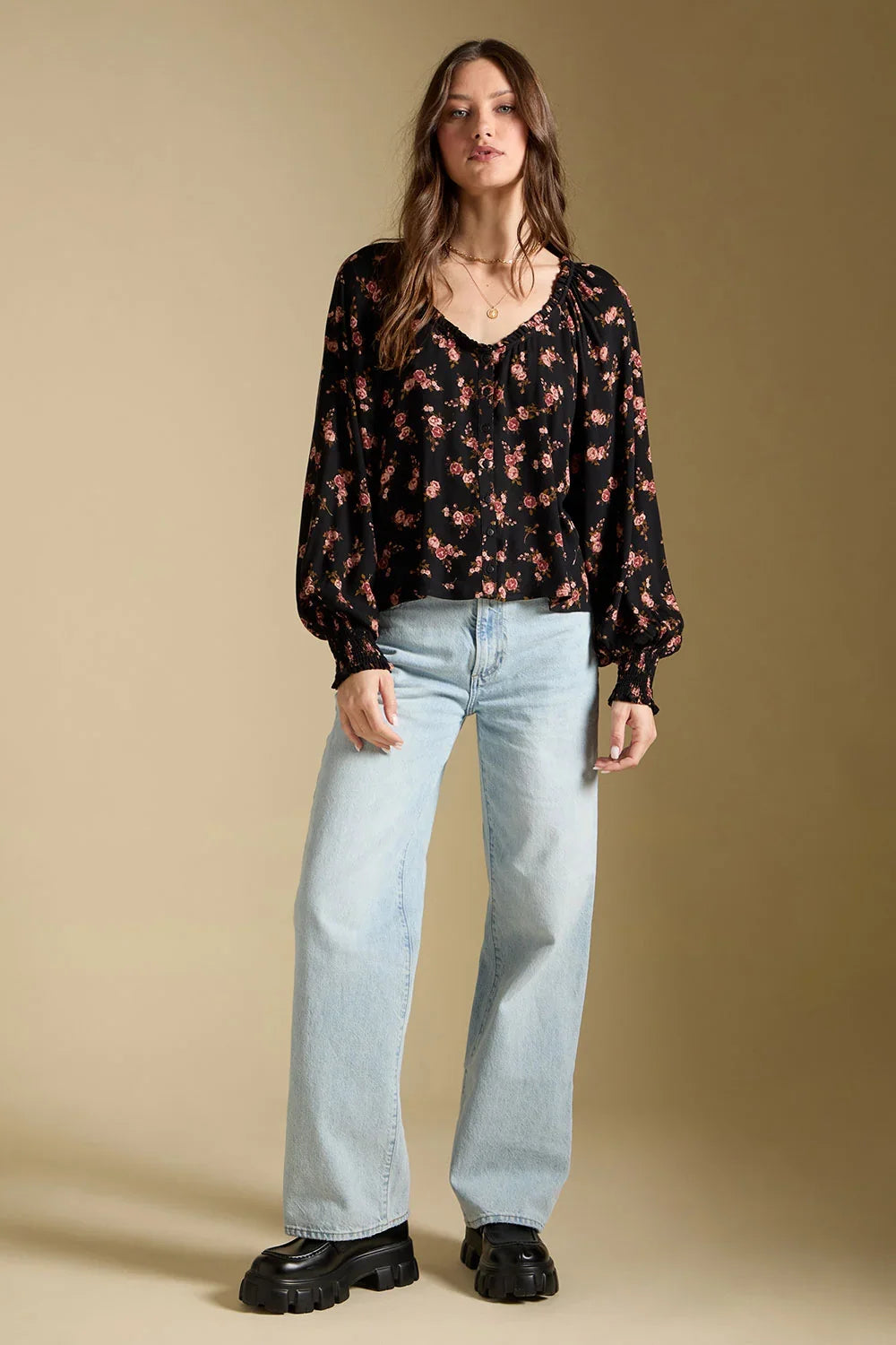 Nera Floral Top