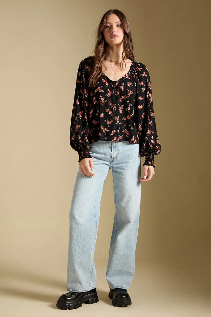 Nera Floral Top