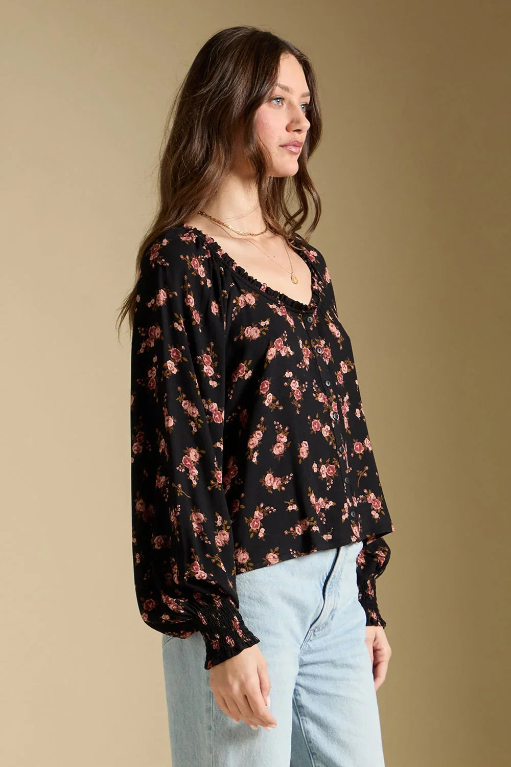 Nera Floral Top