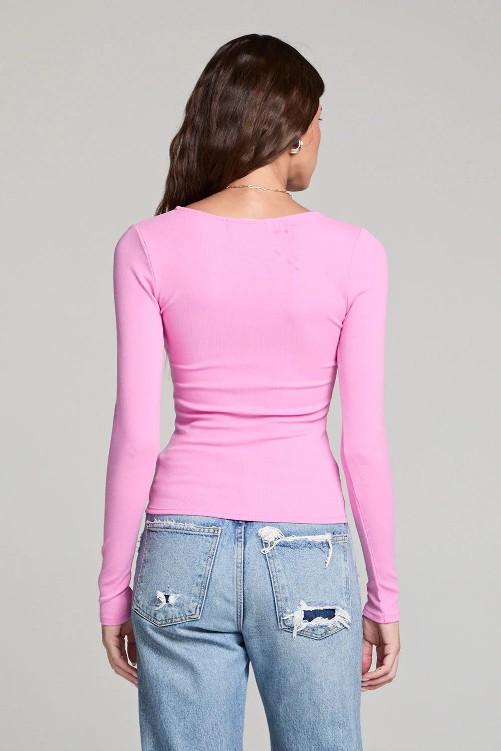 Scoop Long Sleeve Top