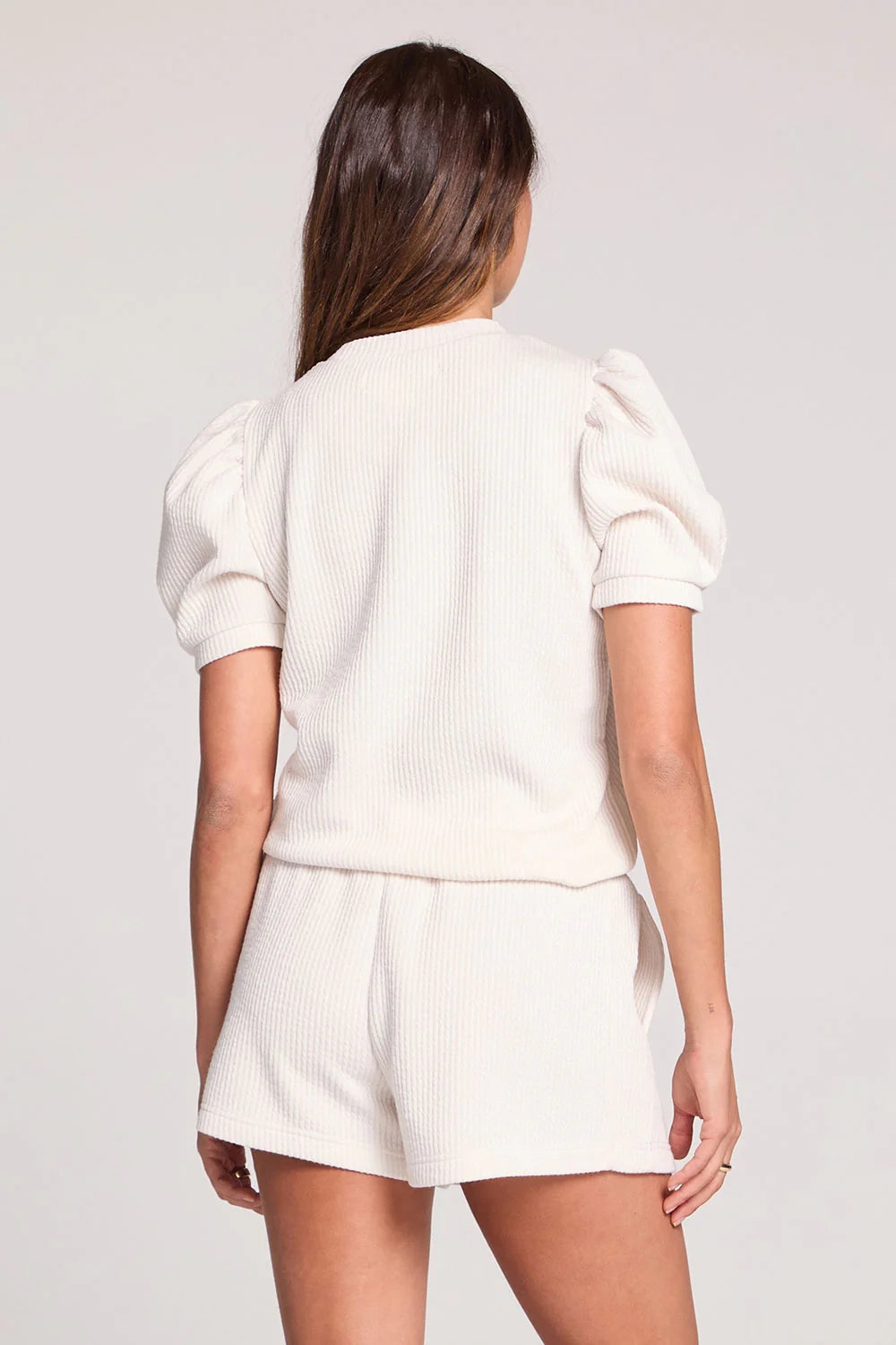 Short Sleeve Waffle Top