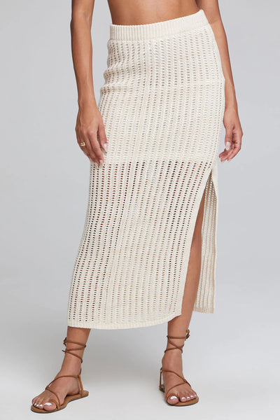 2pc Knit Crop Sweater / Midi Skirt Set