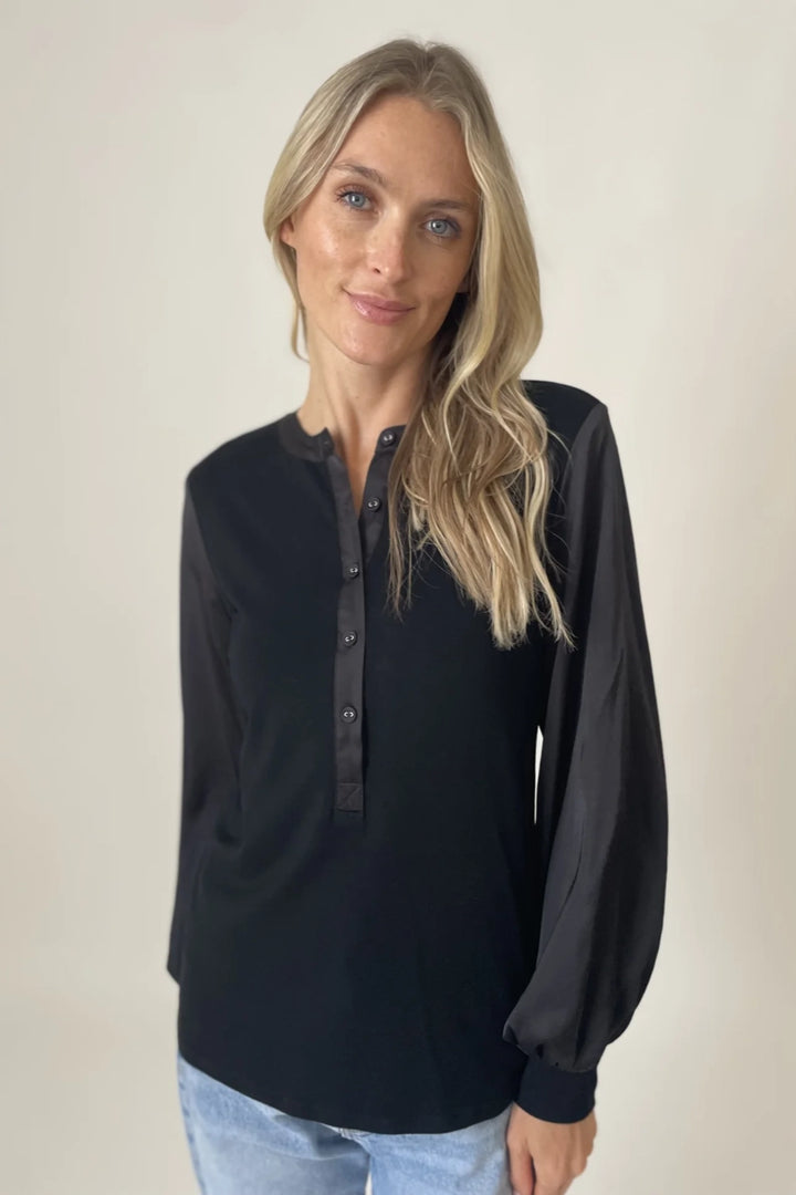 Janie Satin Sleeve Top