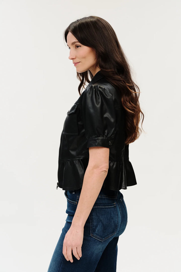 Oxford Peplum Jkt