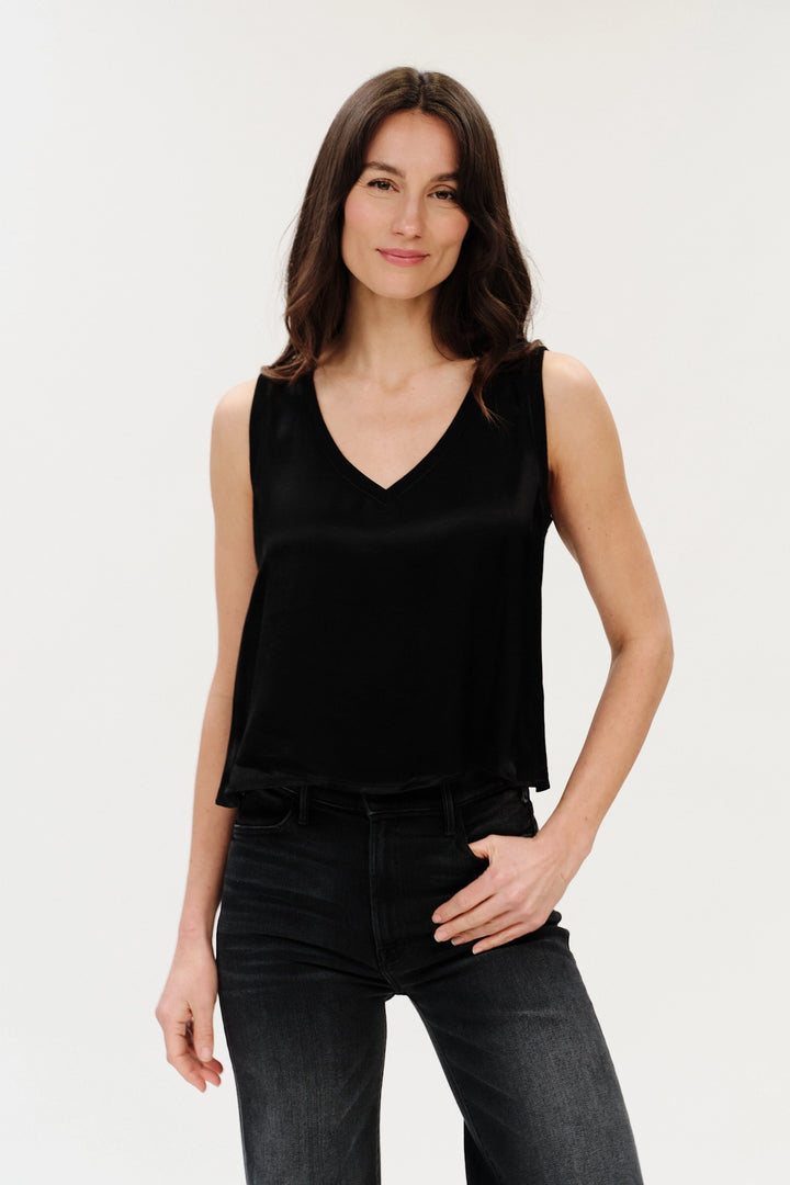 Rossa Satin Tank