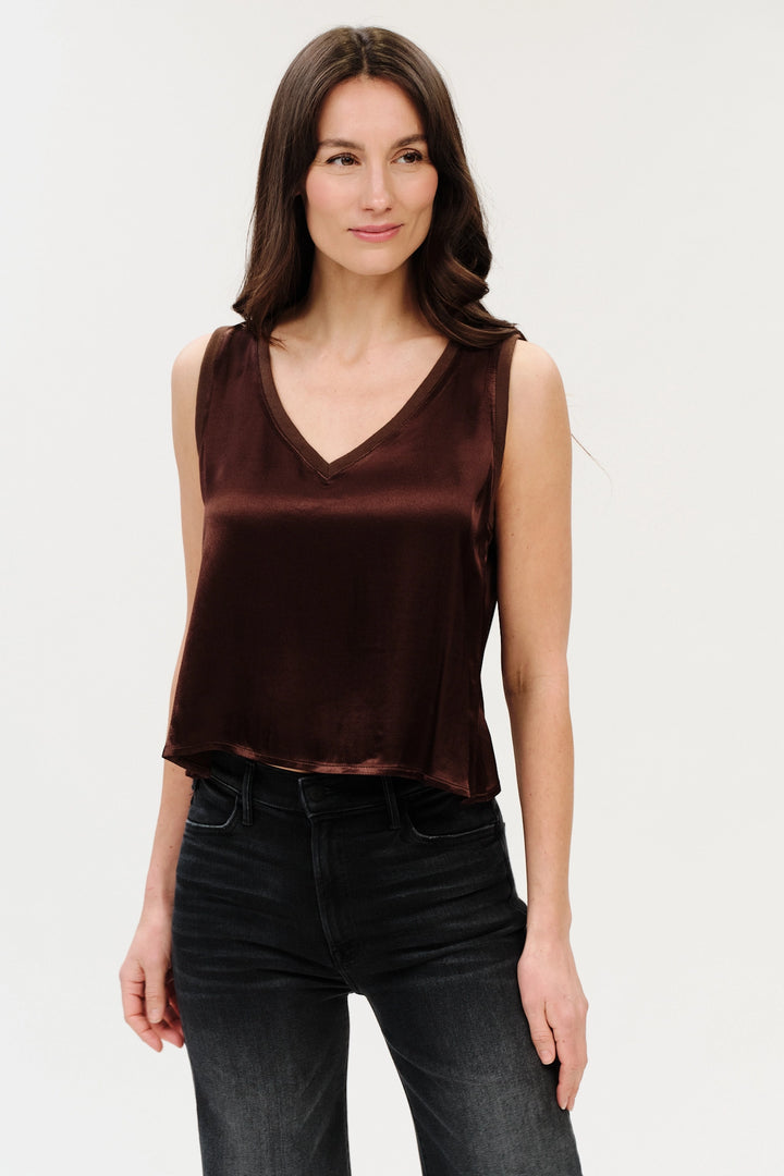 Rossa Satin Tank