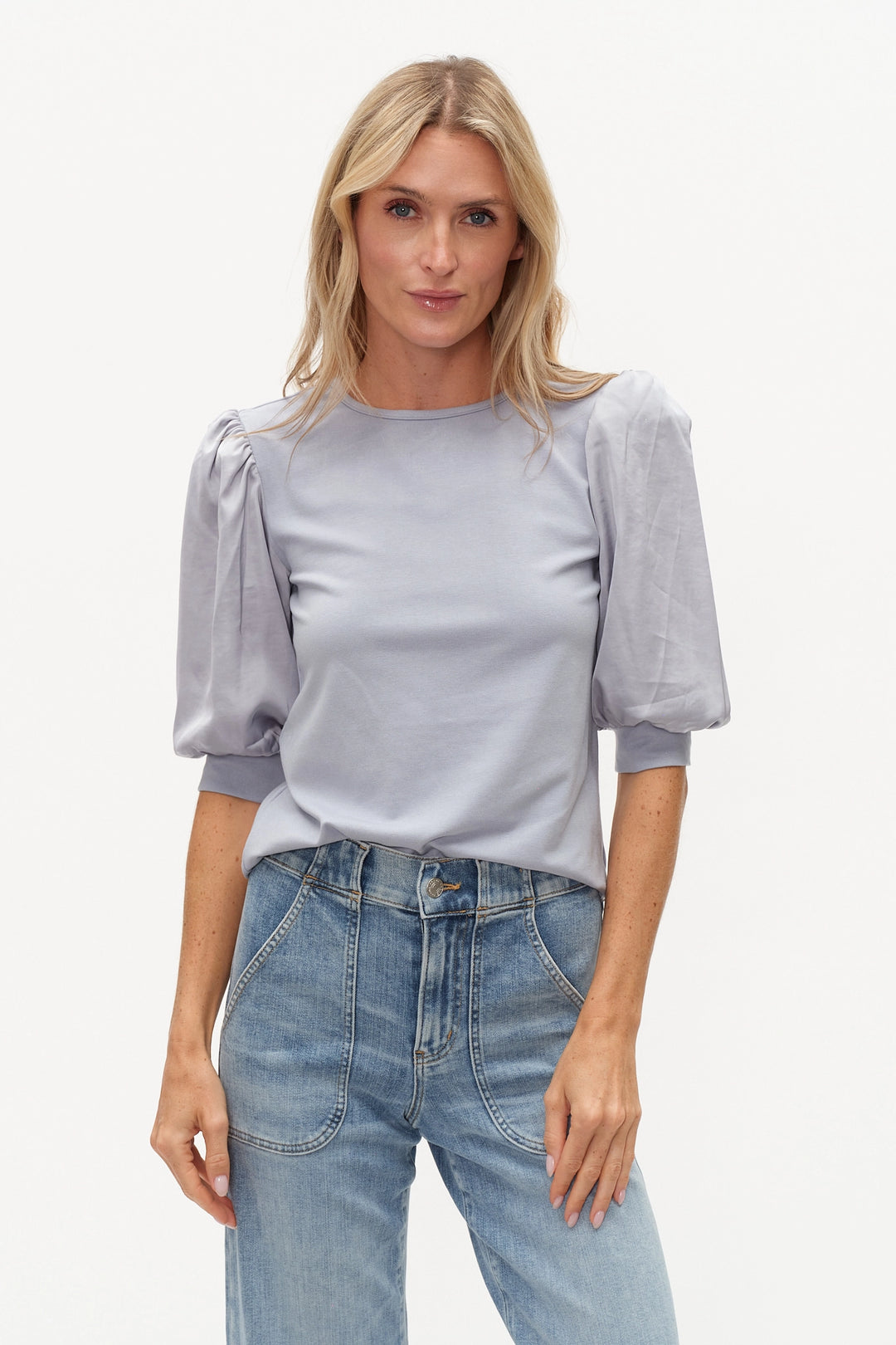 Solara Satin Sleeve Top