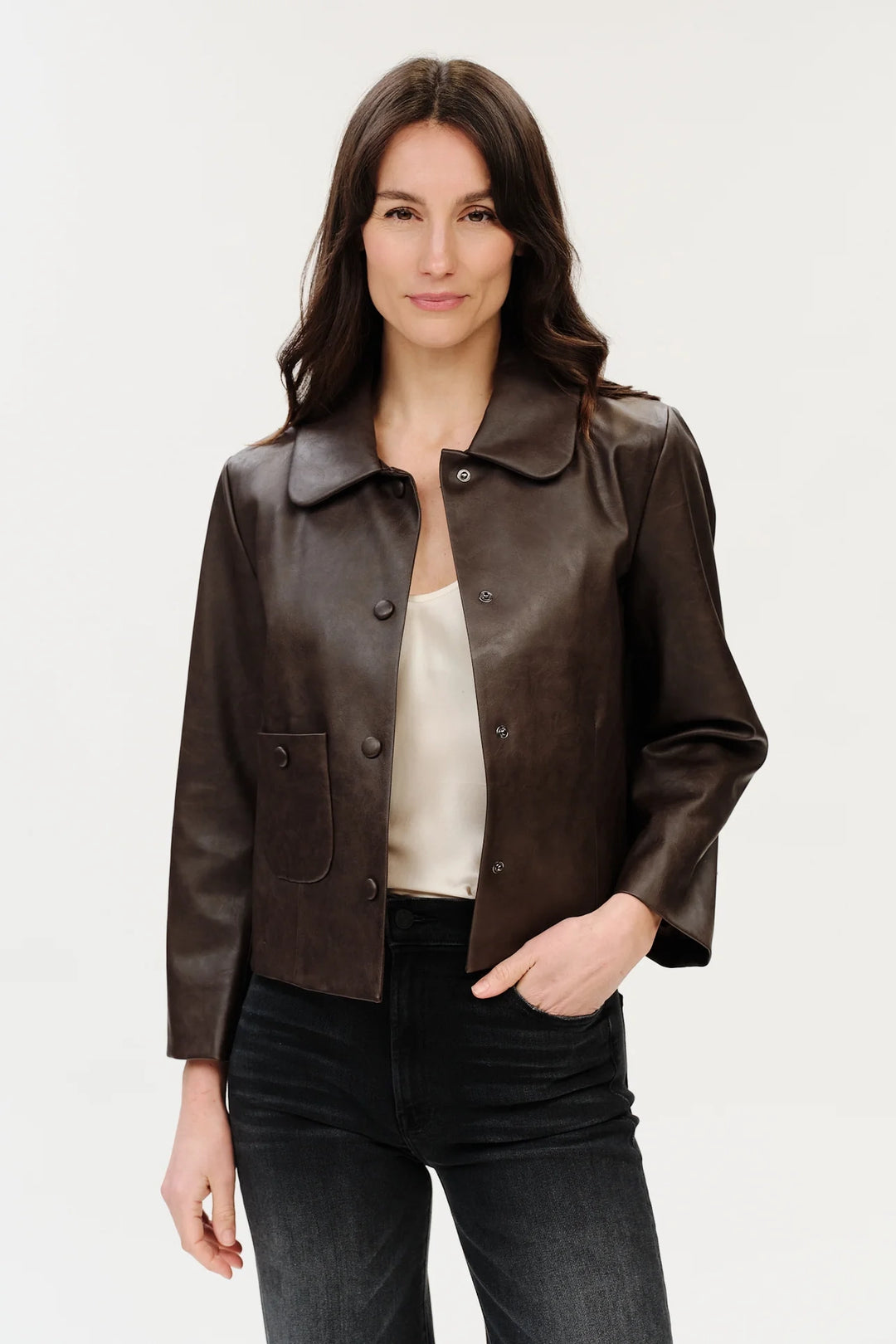 Vail Faux Leather Jacket