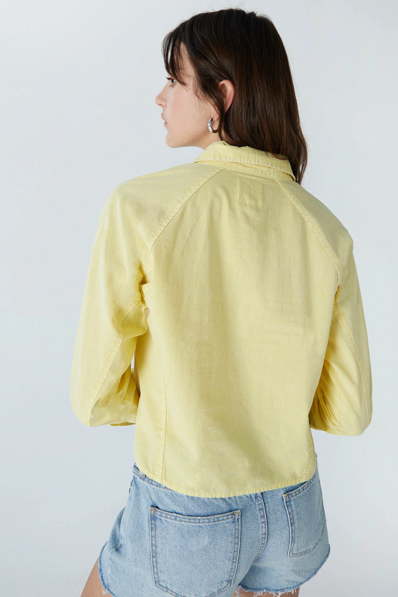 Colette Crop Button Down