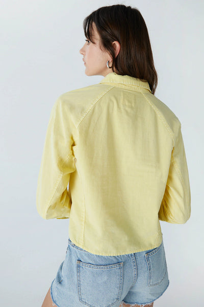 Colette Crop Button Down