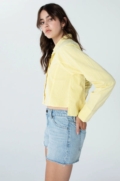 Colette Crop Button Down