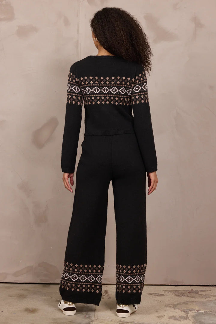 Crop Fairisle Sweater