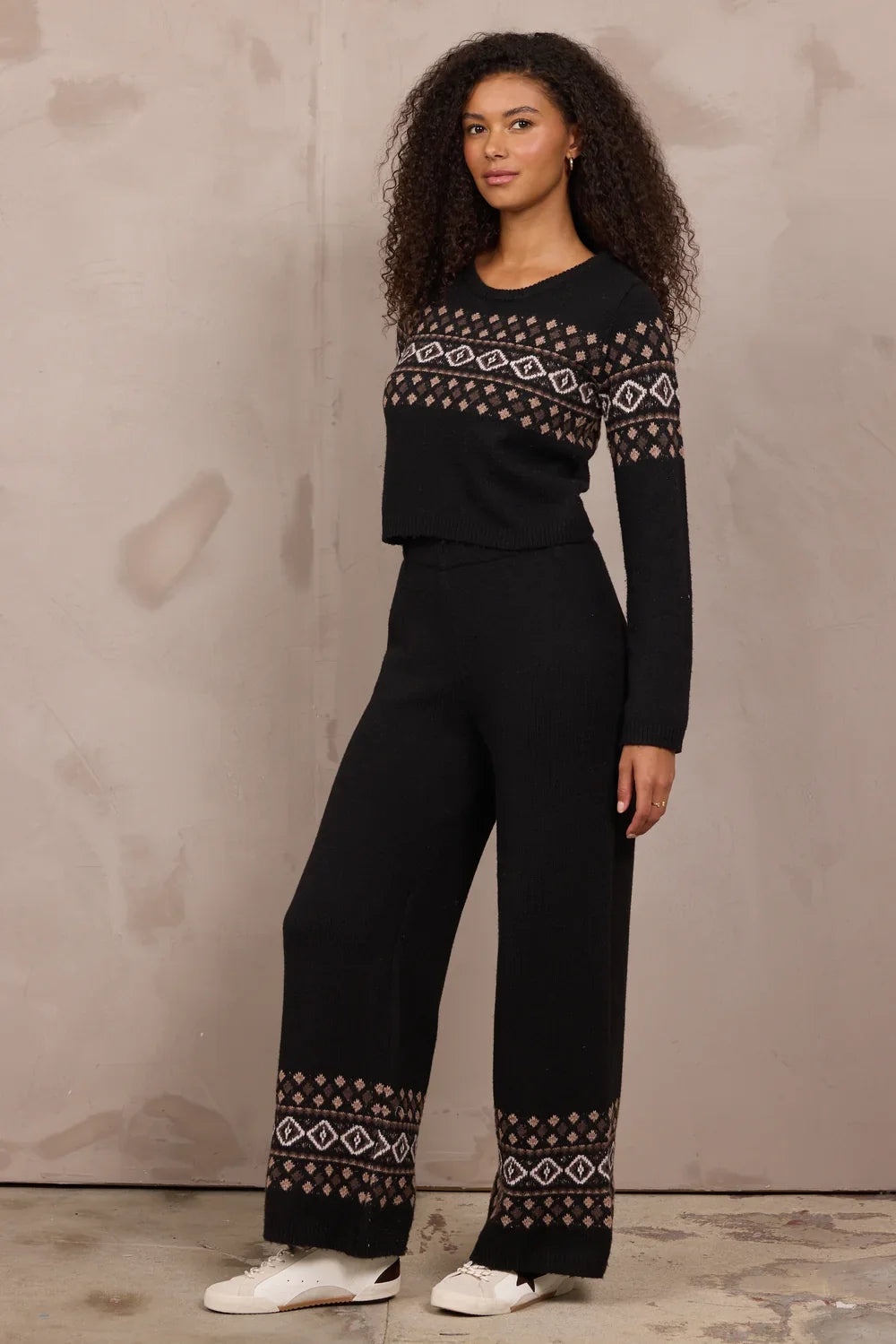 Crop Fairisle Sweater