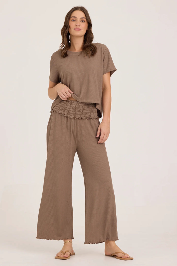 Rib Short Sleeve Tee