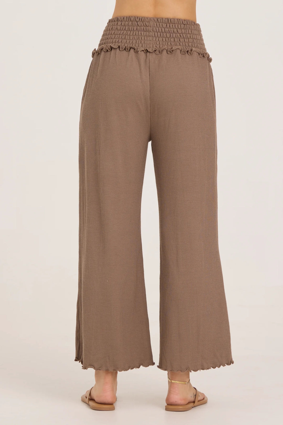 Wide Leg Rib Pant