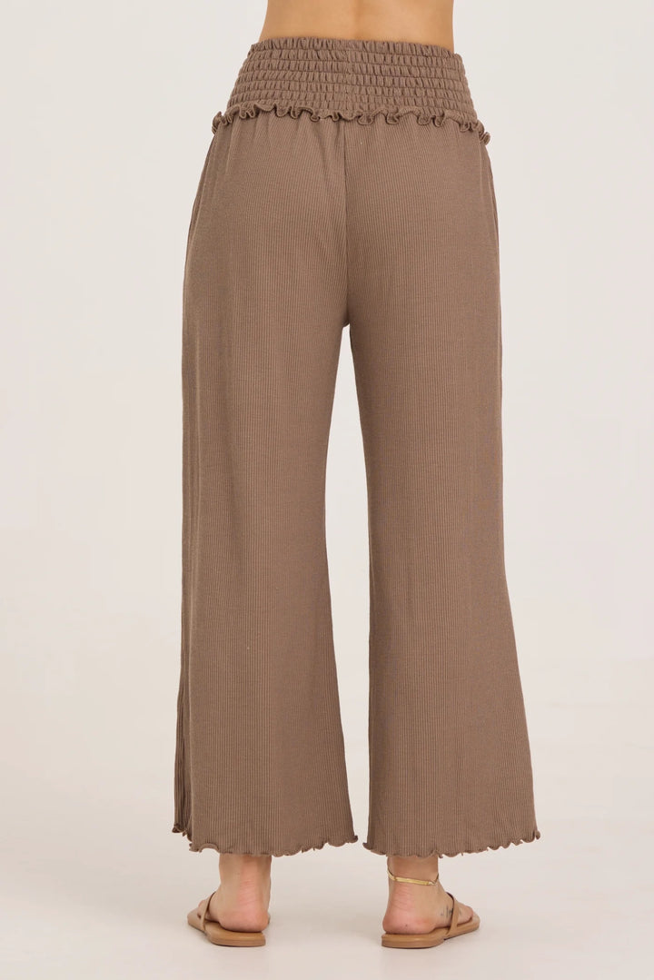 Wide Leg Rib Pant