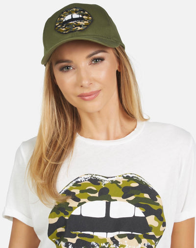 Bay Camo Lip Baseball Cap