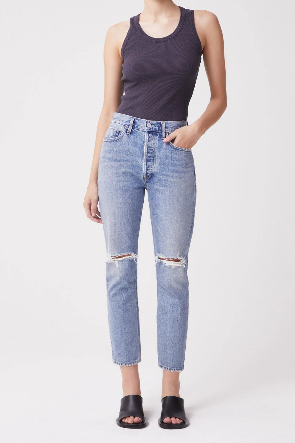 Riley High Rise Crop
