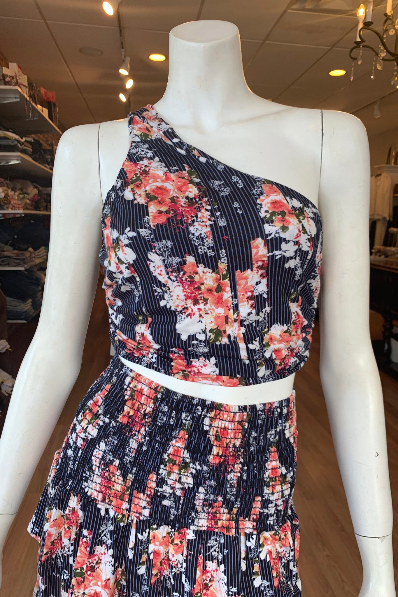 Anais Asymmetric Crop Top