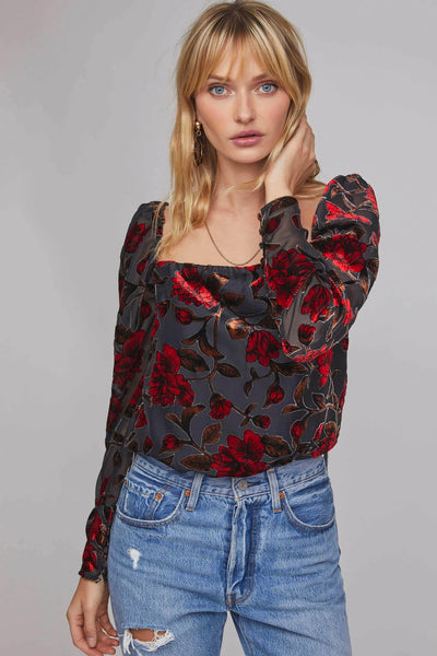 Demetria Floral Bodysuit