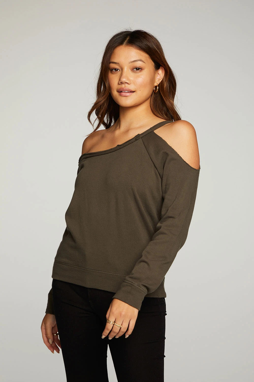 Cotton Vented Sweatshirt