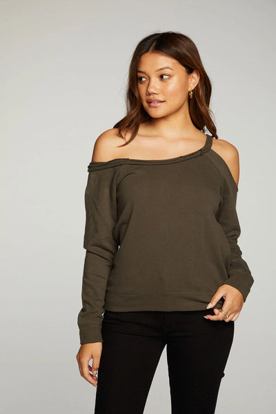 Cotton Vented Sweatshirt