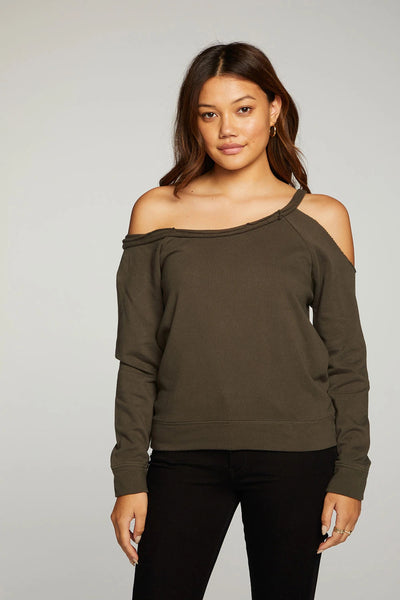 Cotton Vented Sweatshirt