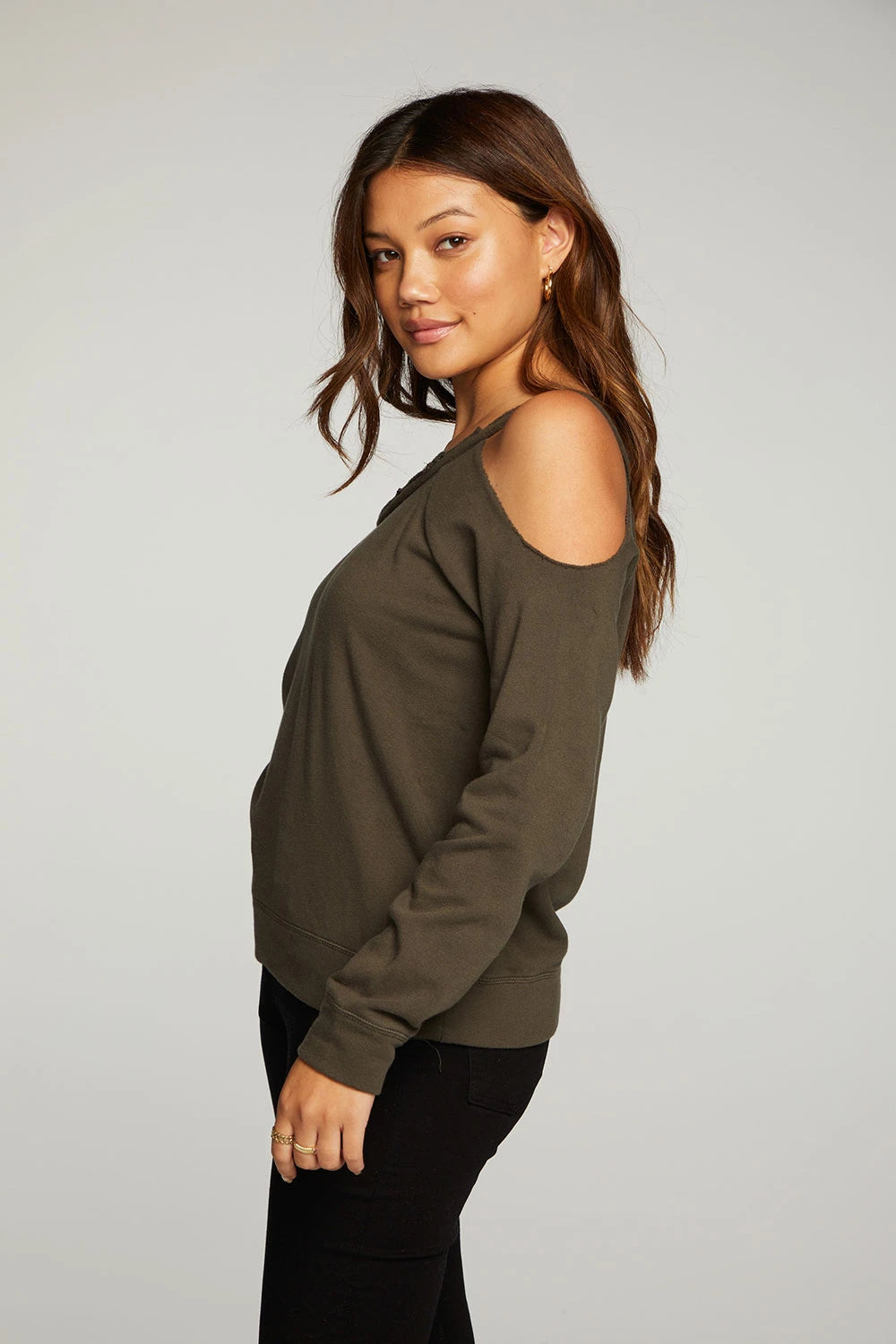 Cotton Vented Sweatshirt