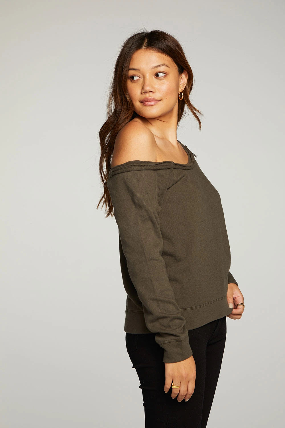 Cotton Vented Sweatshirt