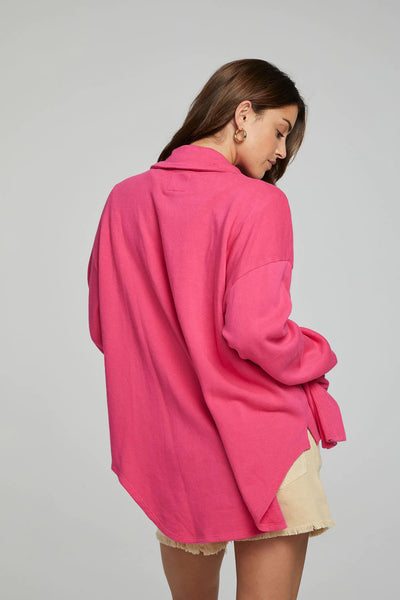 Button Down Sweatshirt