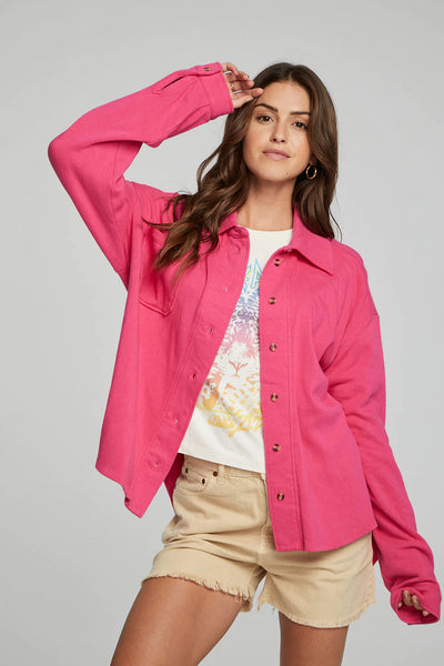 Button Down Sweatshirt