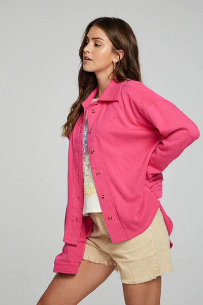 Button Down Sweatshirt