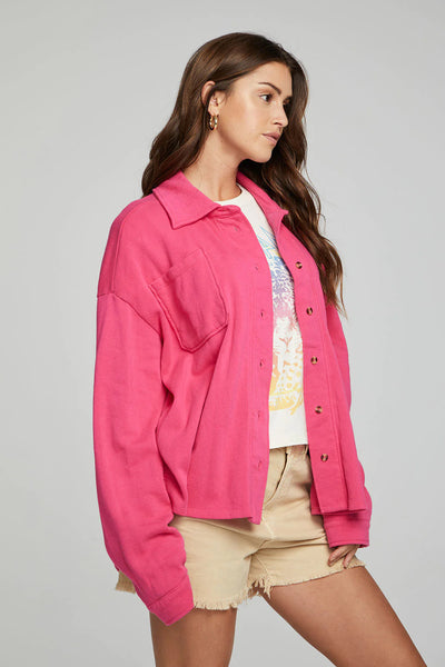 Button Down Sweatshirt