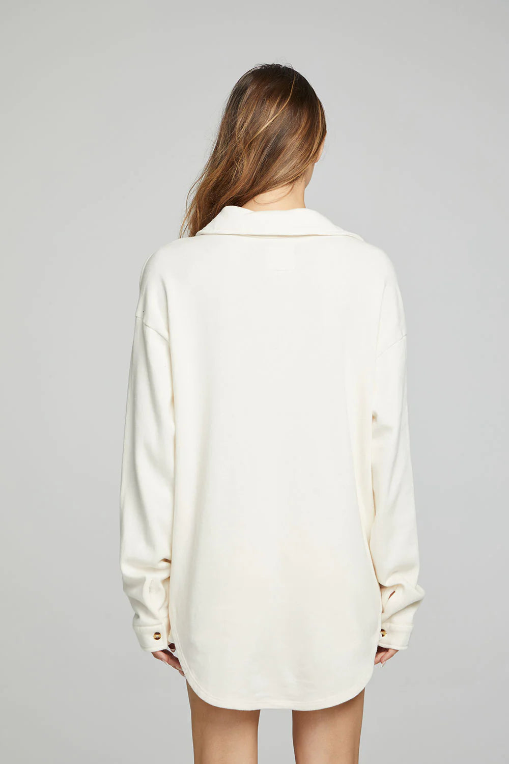 Button Down Sweatshirt