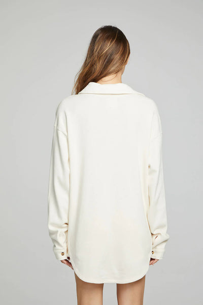 Button Down Sweatshirt