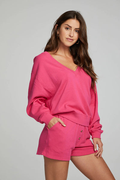 V Neck Sweatshirt