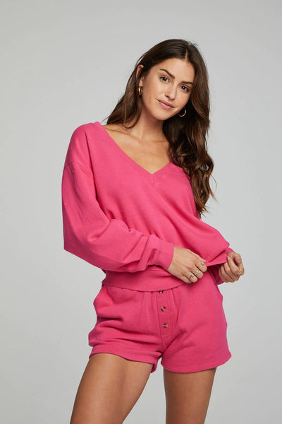 V Neck Sweatshirt