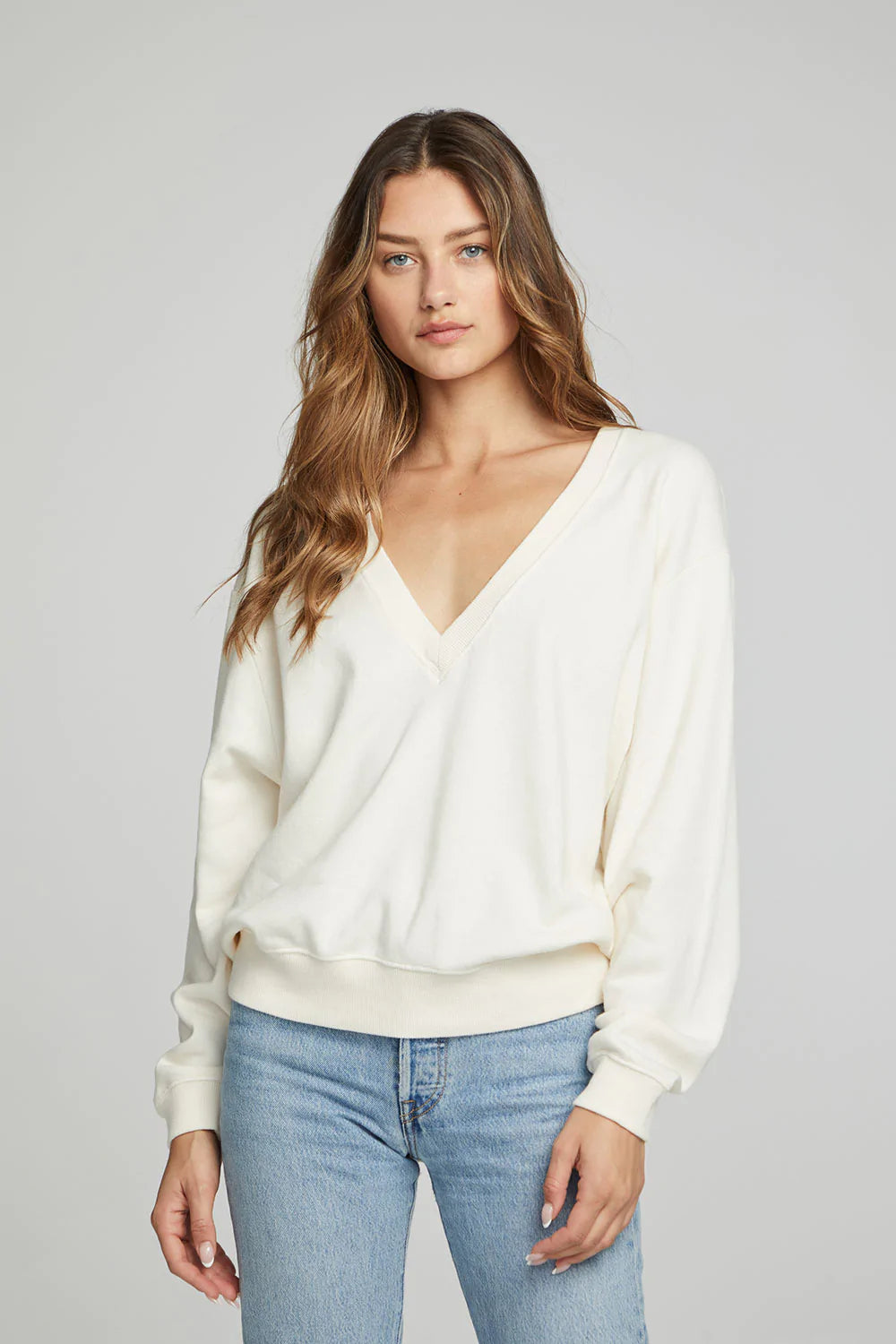 V Neck Sweatshirt