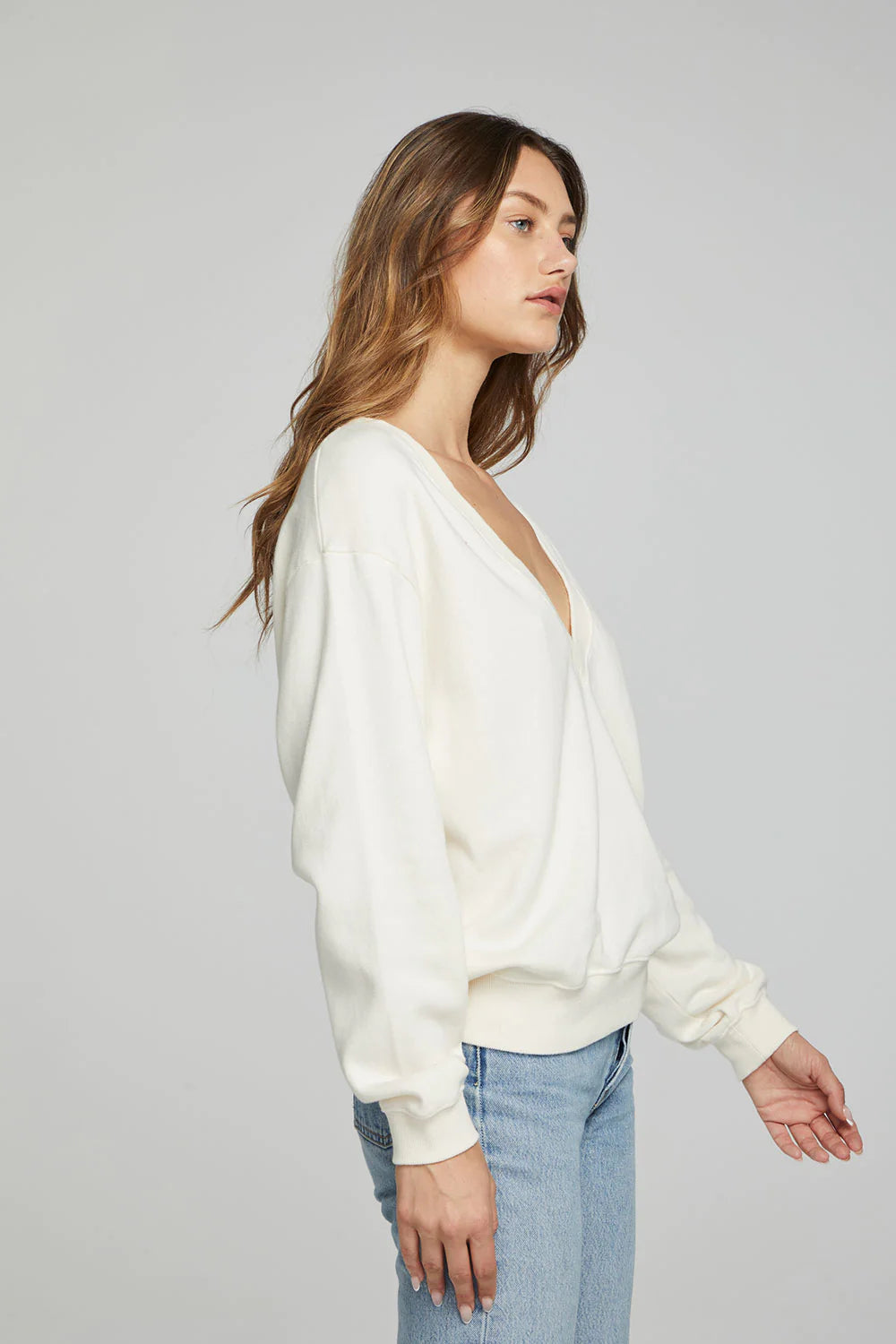 V Neck Sweatshirt