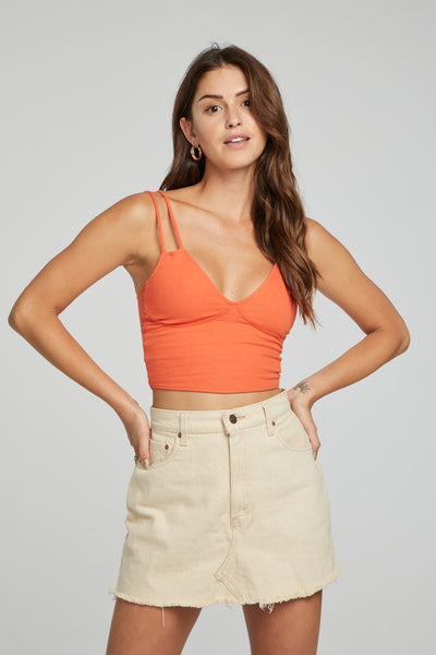 Strand Crop Rib Tank