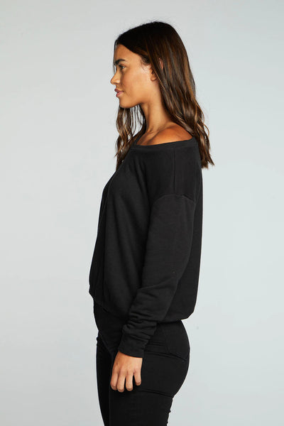 Banded Hem Sweatshirt