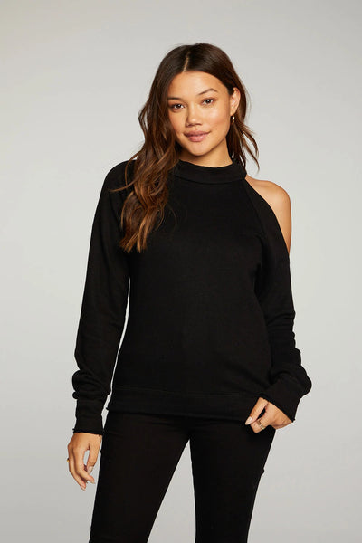 Vented Shoulder Sweatshirt