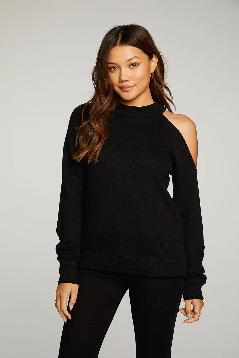 Vented Shoulder Sweatshirt