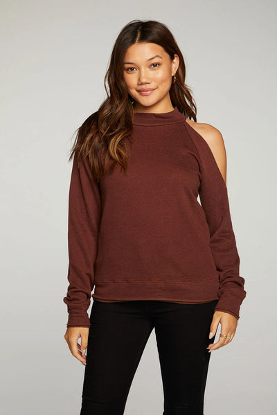 Vented Shoulder Sweatshirt